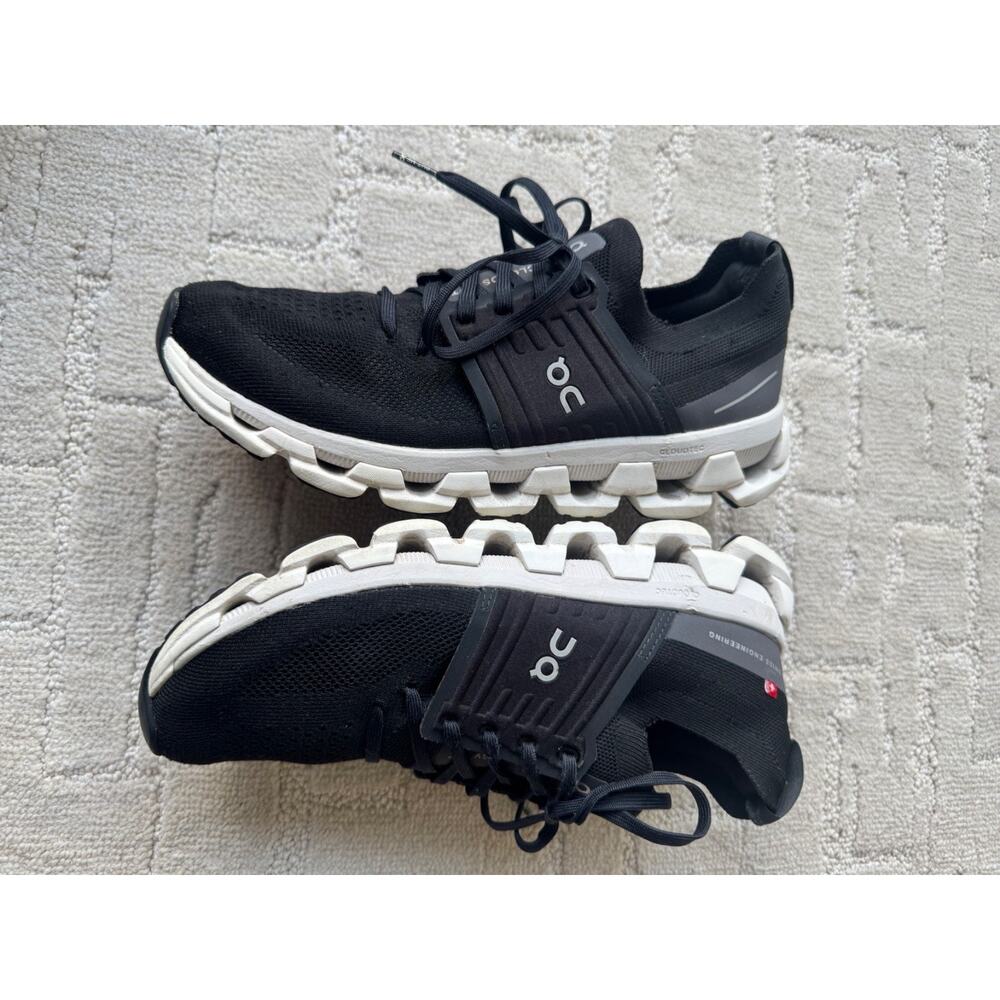 On- Running Cloud Swift Black Comfortable Athleti… - image 5